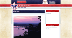 Desktop Screenshot of mountainlake.1bsa.org